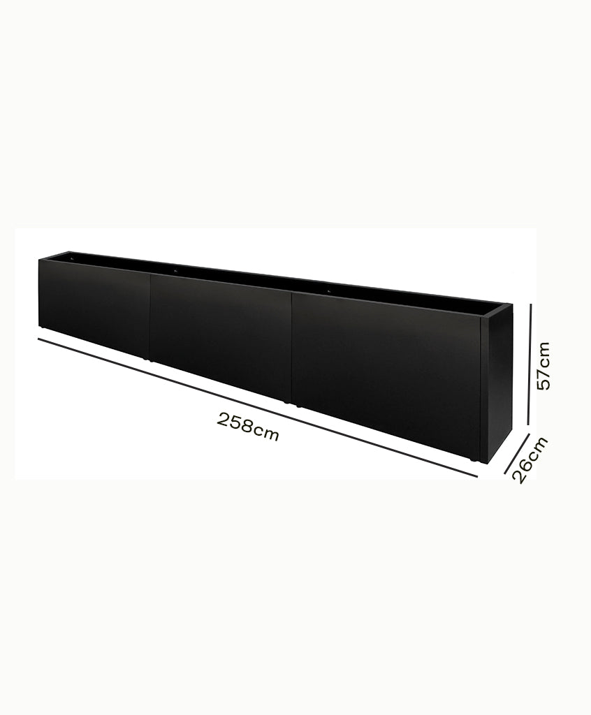Jardinera Slim Steel Roots 26-57 (Campaña)