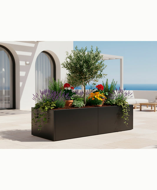 Maceta Wide Steel Roots 60-57