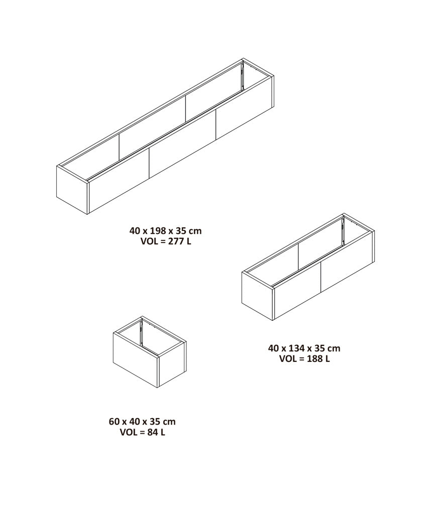 Bancal MetalPlanter 40-35