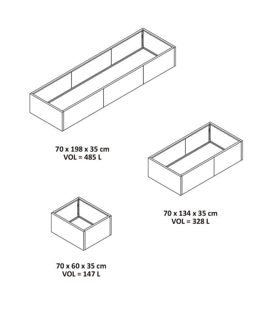 Bancal MetalPlanter 70-35 (campaña)