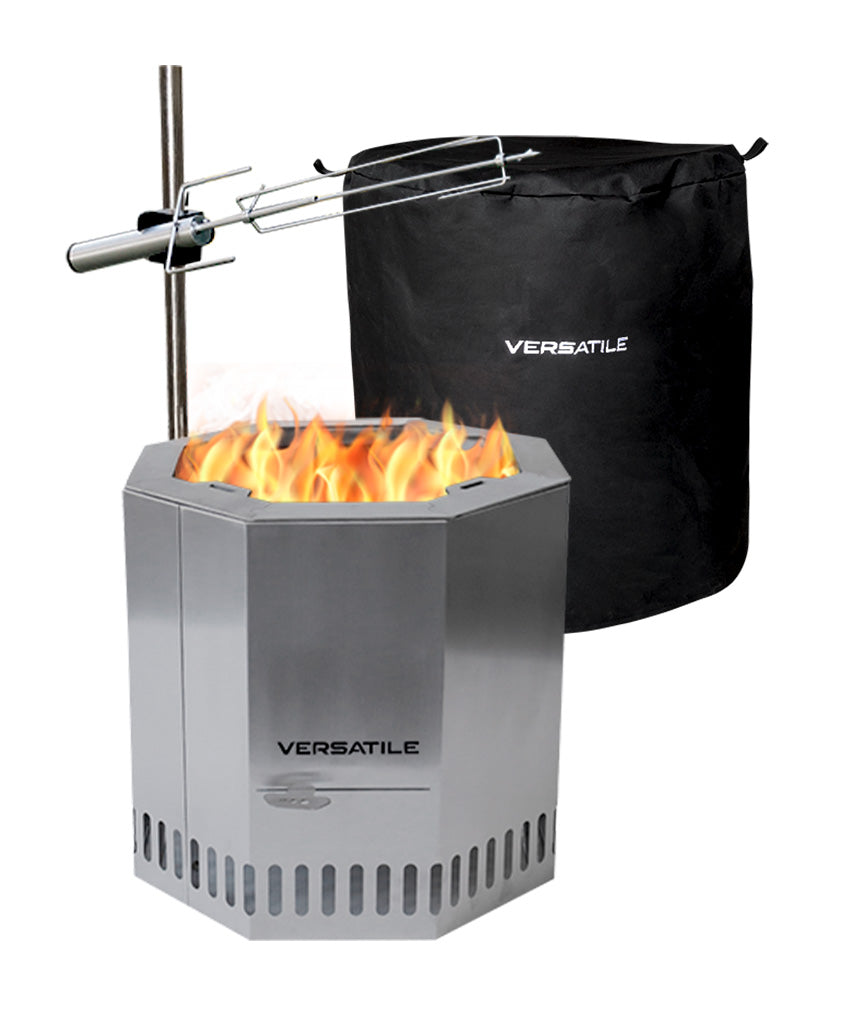 Pack Brasero con Spiedo, Parrilla o Plancha