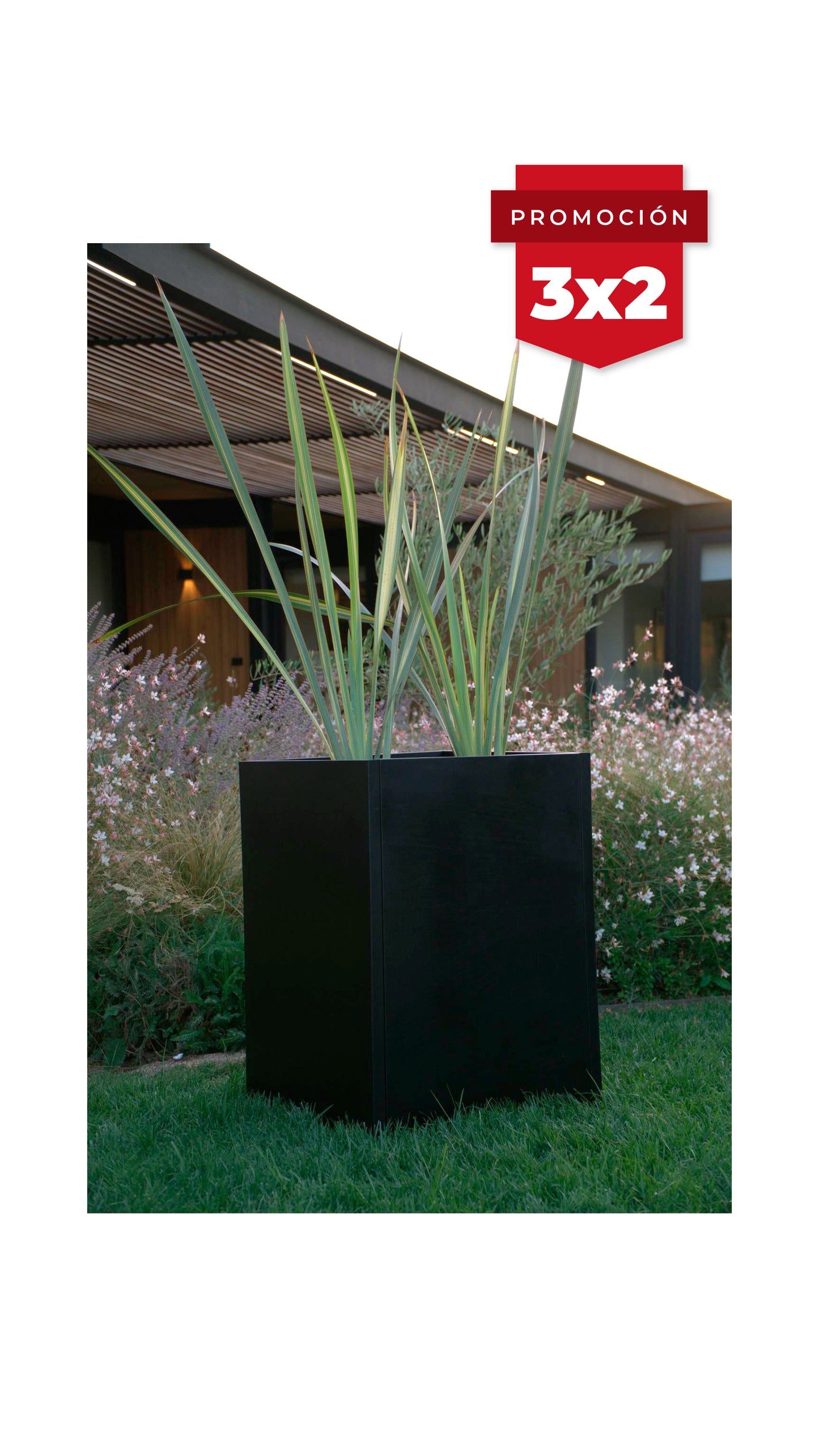 Maceta IronLeaf Alto (campaña)