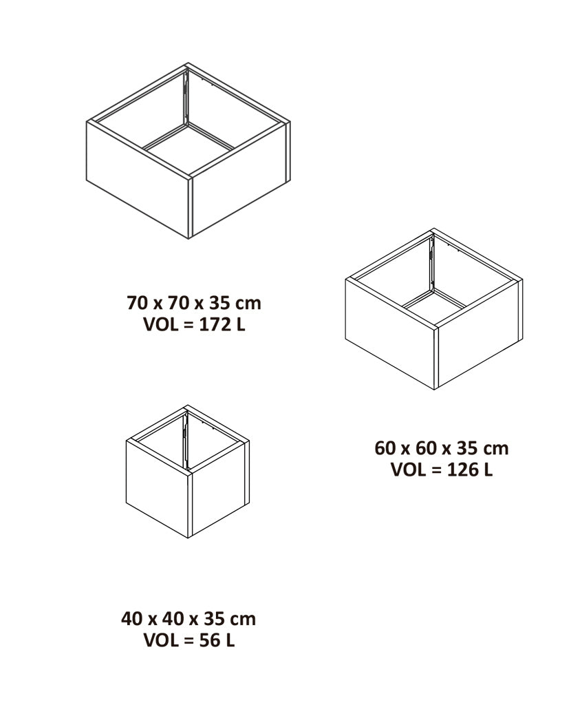 Maceta IronLeaf Bajo