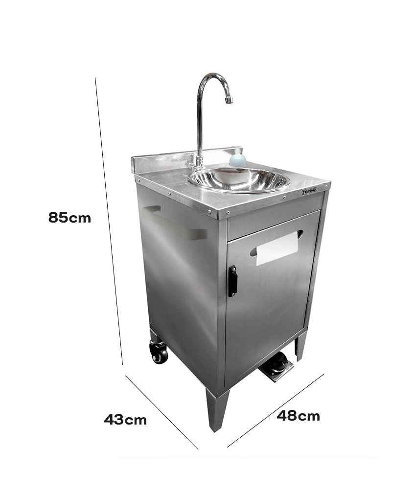 Lavamanos  Móvil Autónomo, Inox