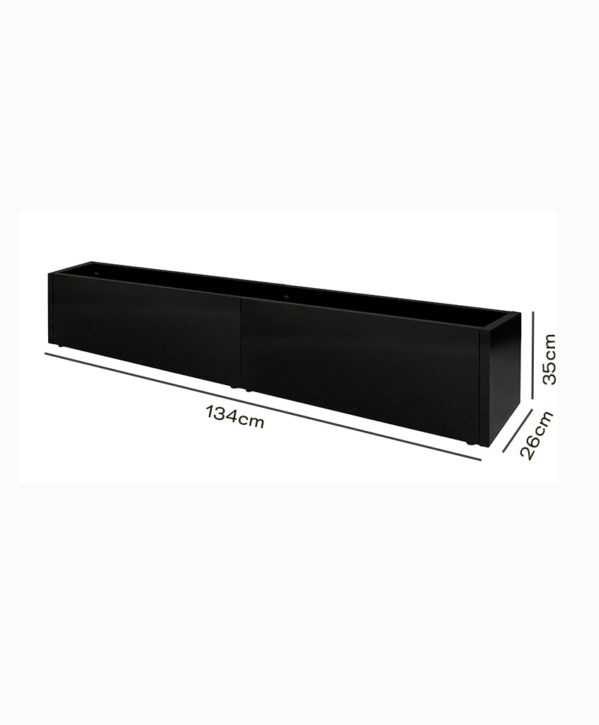 Jardinera Slim MetalPlanter 26-35 (Campaña)