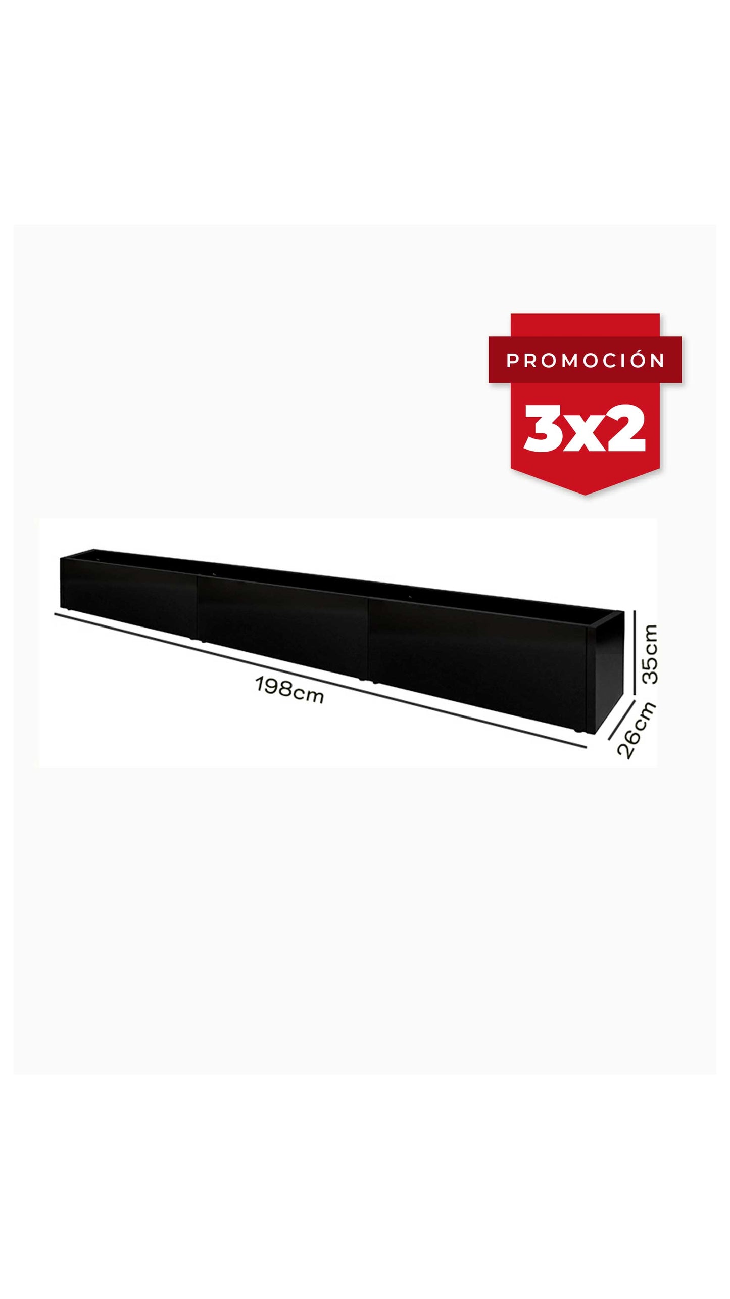 Slim MetalPlanter 26-35 (Sale)