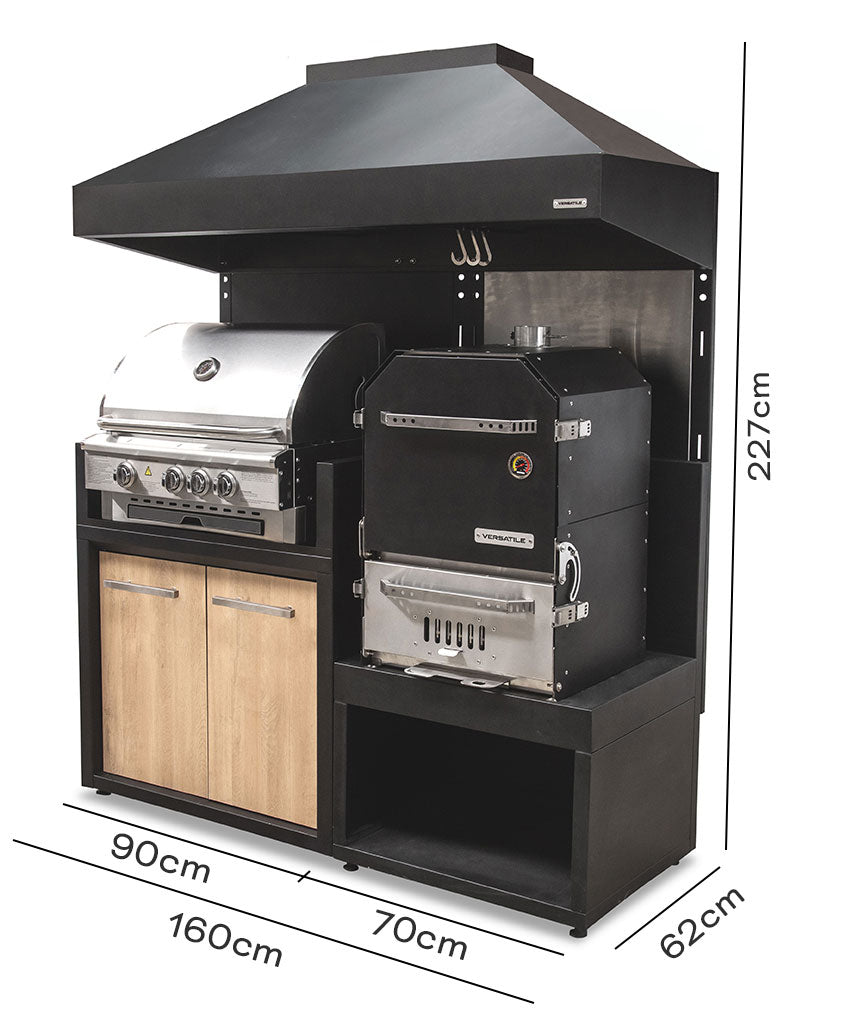 Módulo Parrilla Gas + Horno
