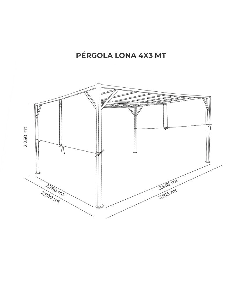 Pérgola Jardín