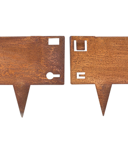 Solerilla 1 mt Acero Corten 11,5 CM