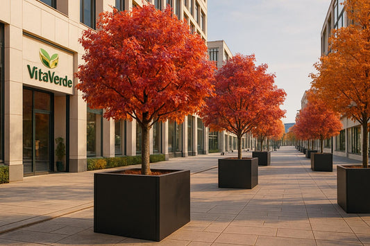 Maceta IronLeaf Alto