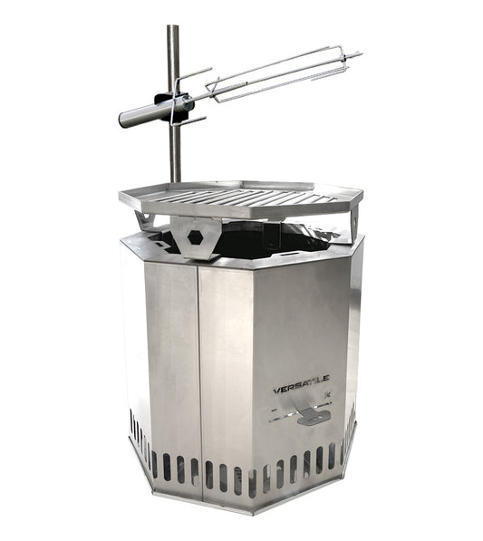 Pack Brasero con Spiedo, Parrilla o Plancha