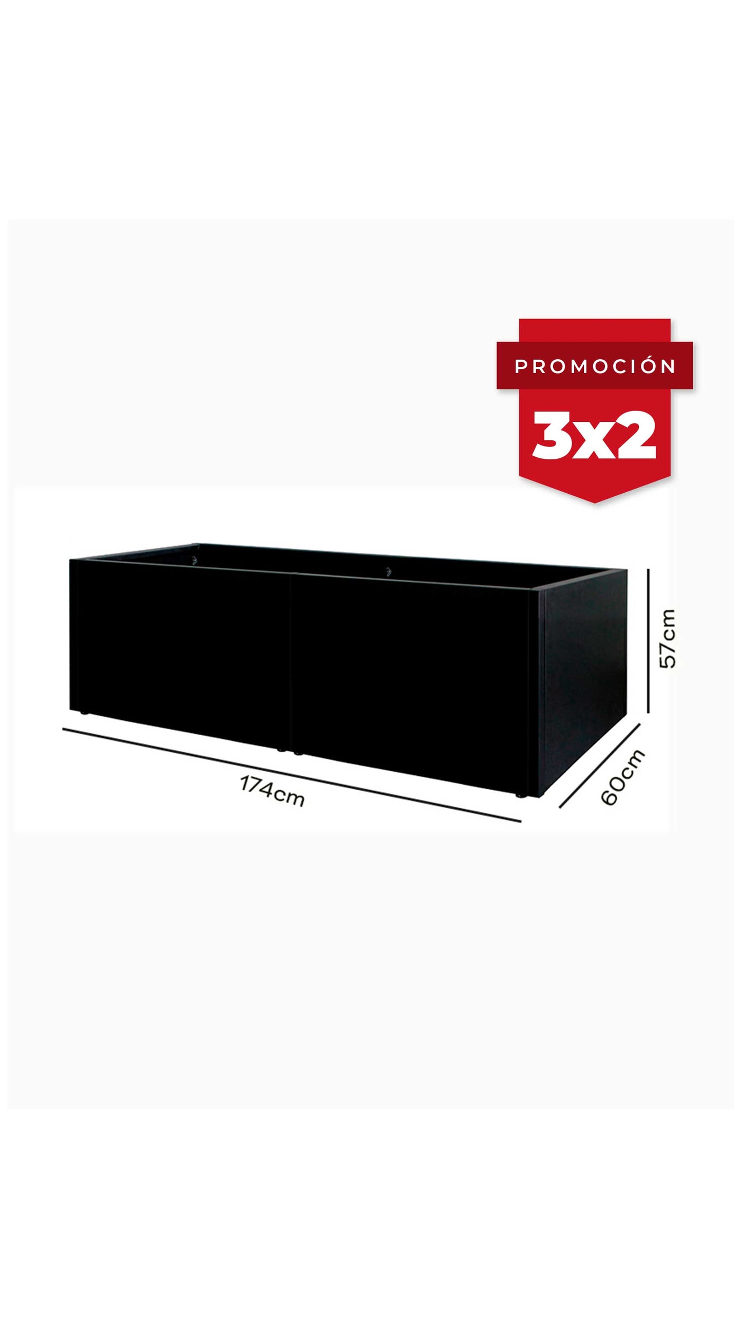 Maceta Wide Steel Roots 60-57 (Sale)