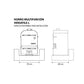 Horno Brasas Inox L 5 unidades disponible