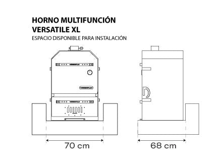 Parrilla Empotrable + Horno Multifunción