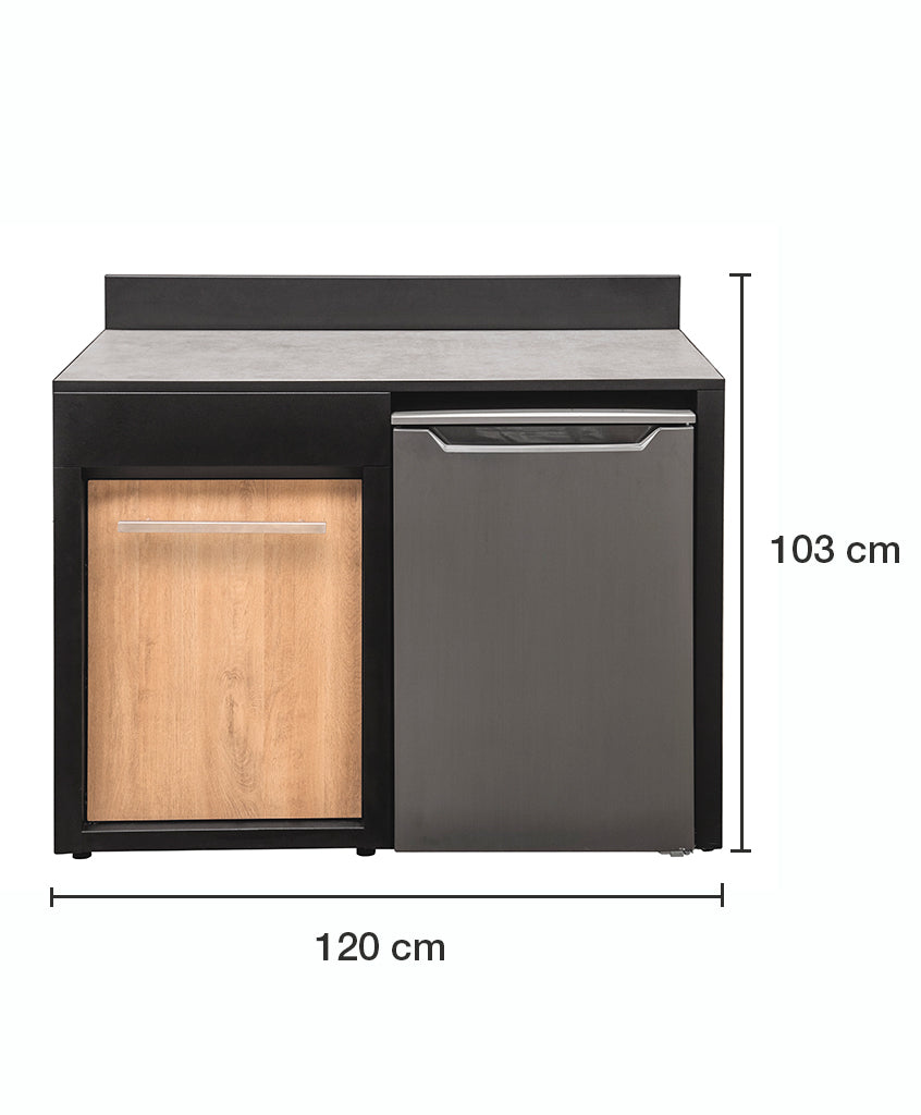 Módulo Frigobar 1200 con Puerta