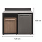 Módulo Frigobar 1200 con Puerta