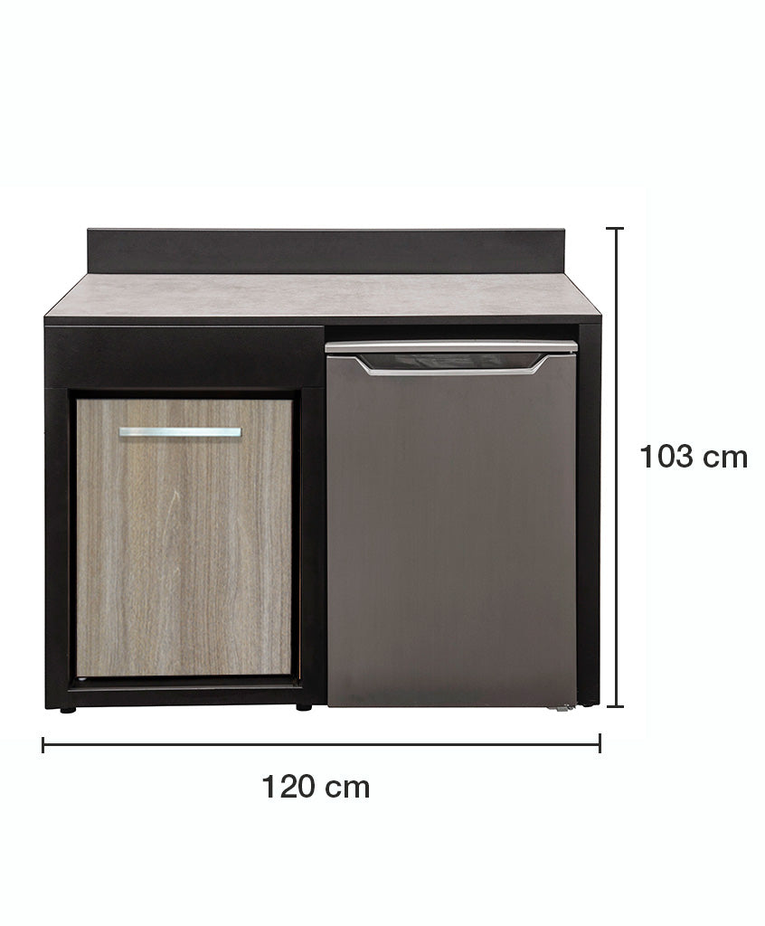 Módulo Frigobar 1200 con Puerta
