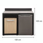 Módulo Frigobar 1200 con Puerta