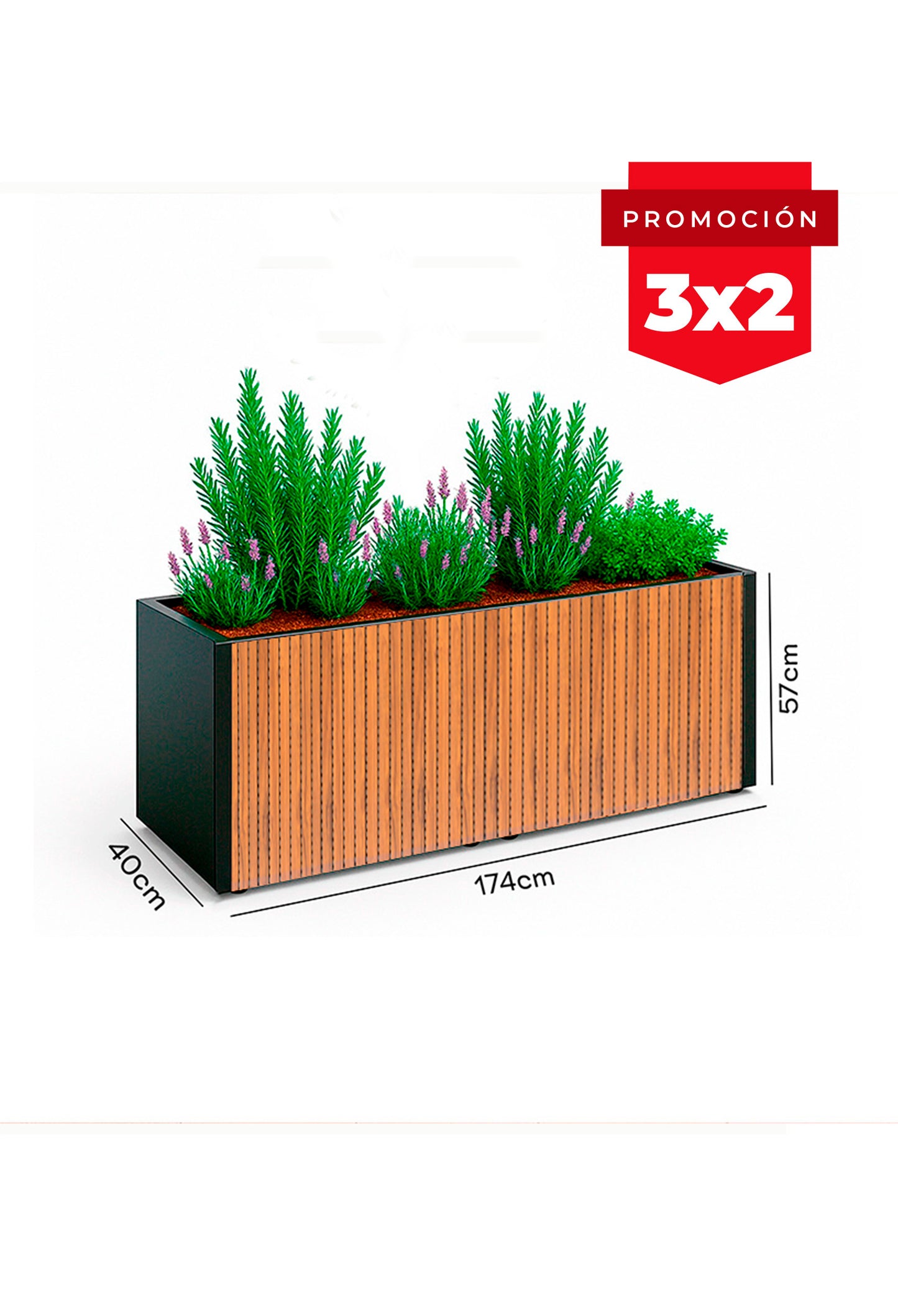 Jardinera SteelRoots Edge 40-57 ( Sale)
