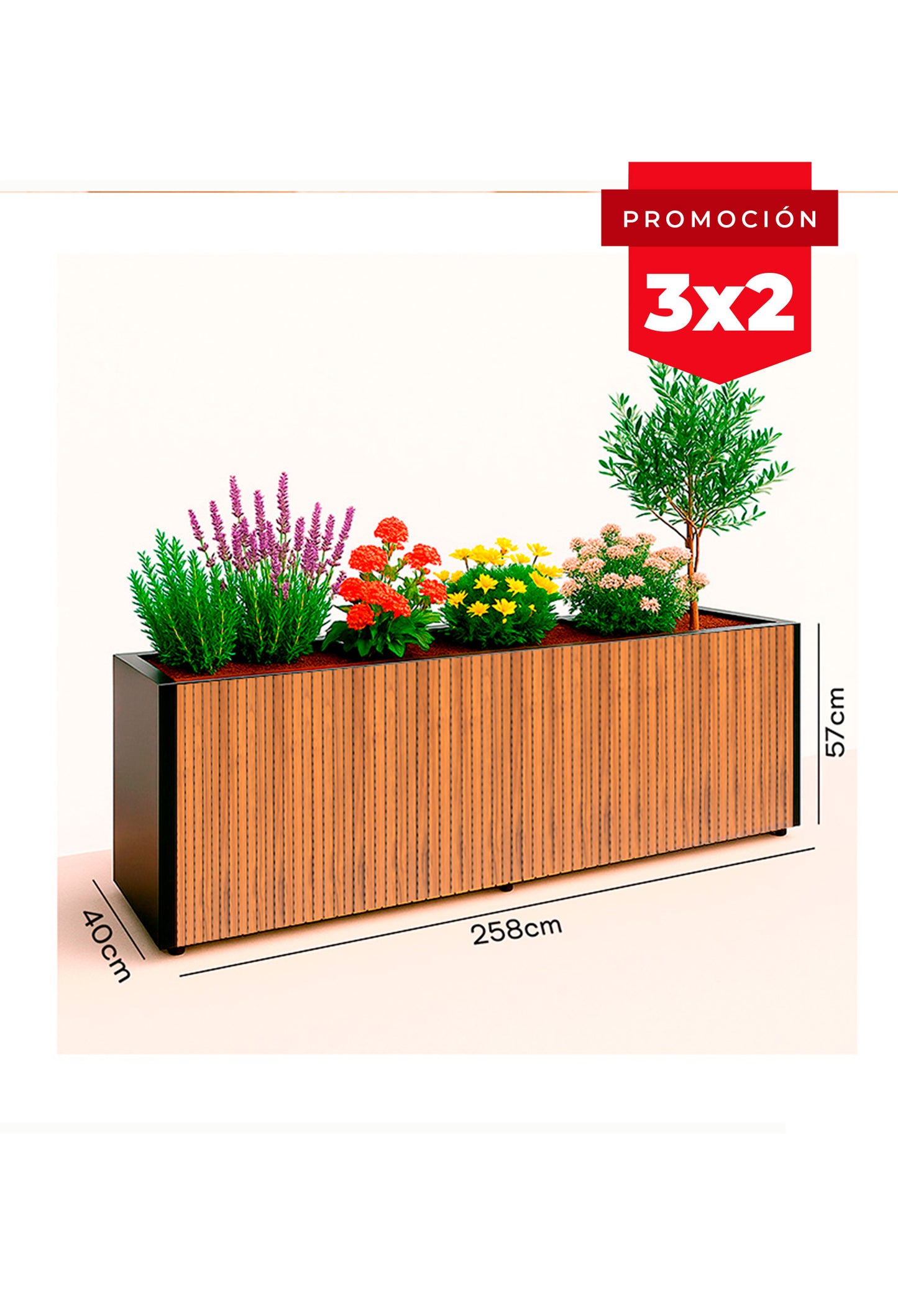 Jardinera SteelRoots Edge 40-57 ( Sale)