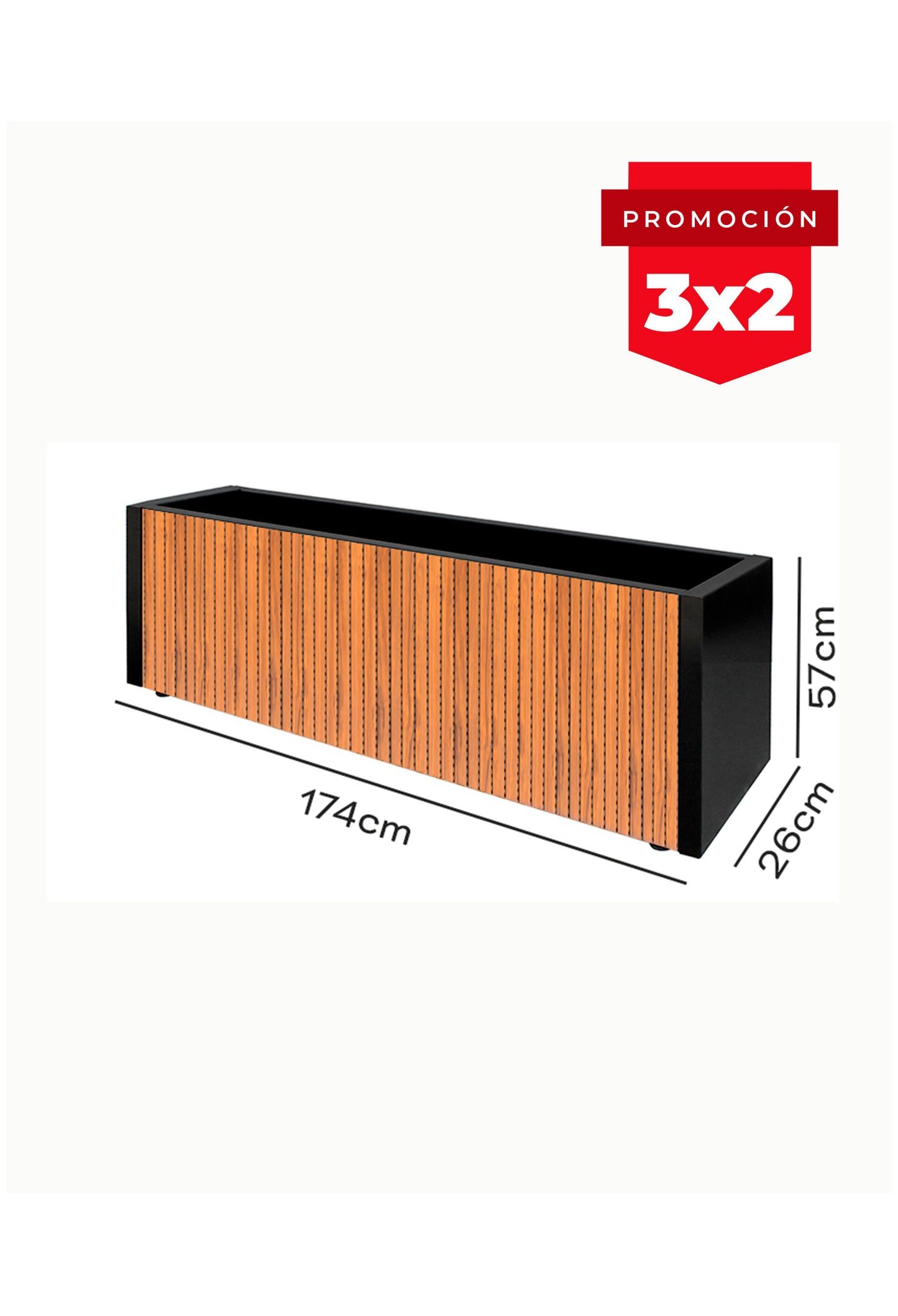 Jardinera Slim SteelRoot Edge  26-57 (Sale)