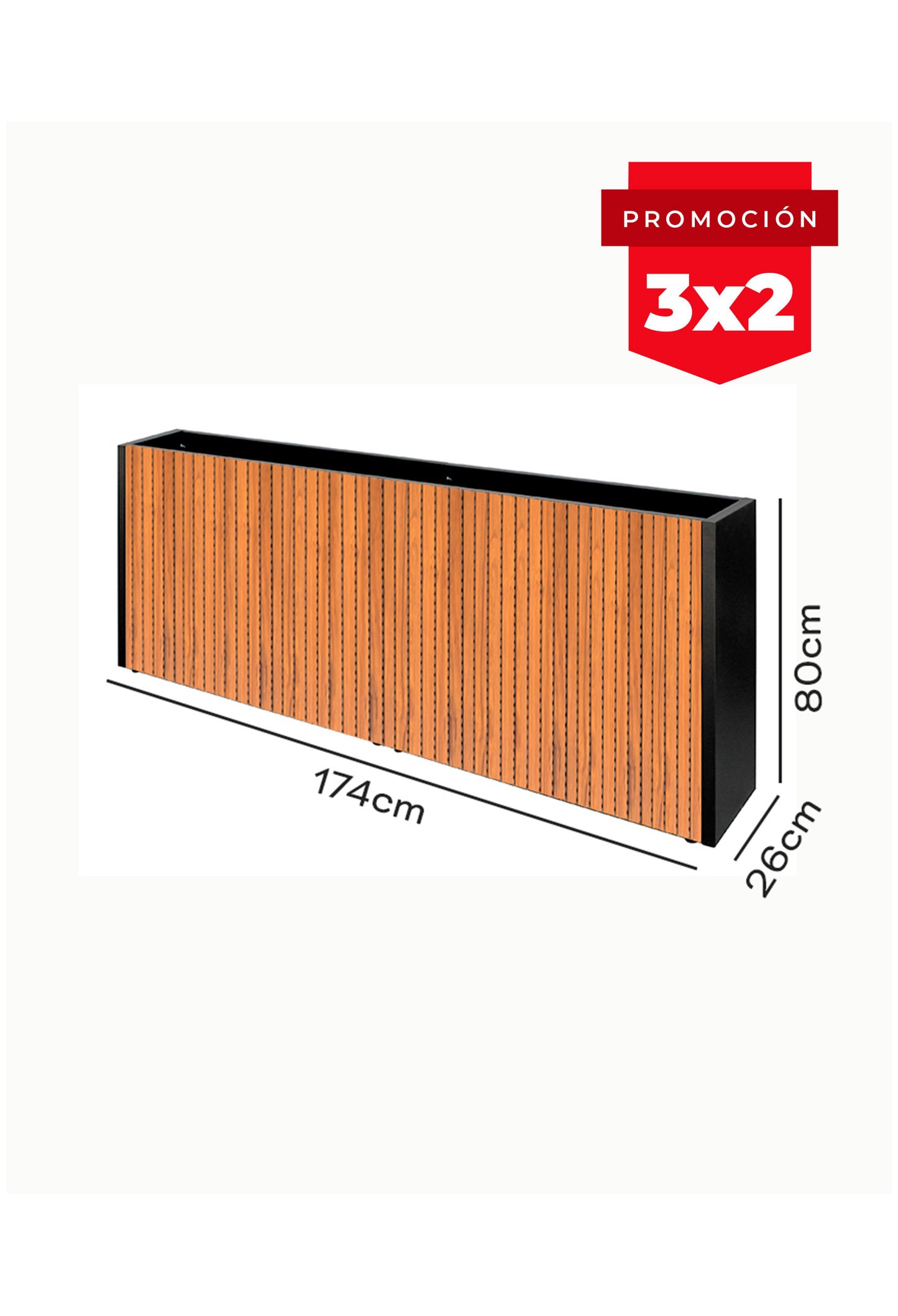 Jardinera Slim SteelRoot Edge  26-57 (Sale)