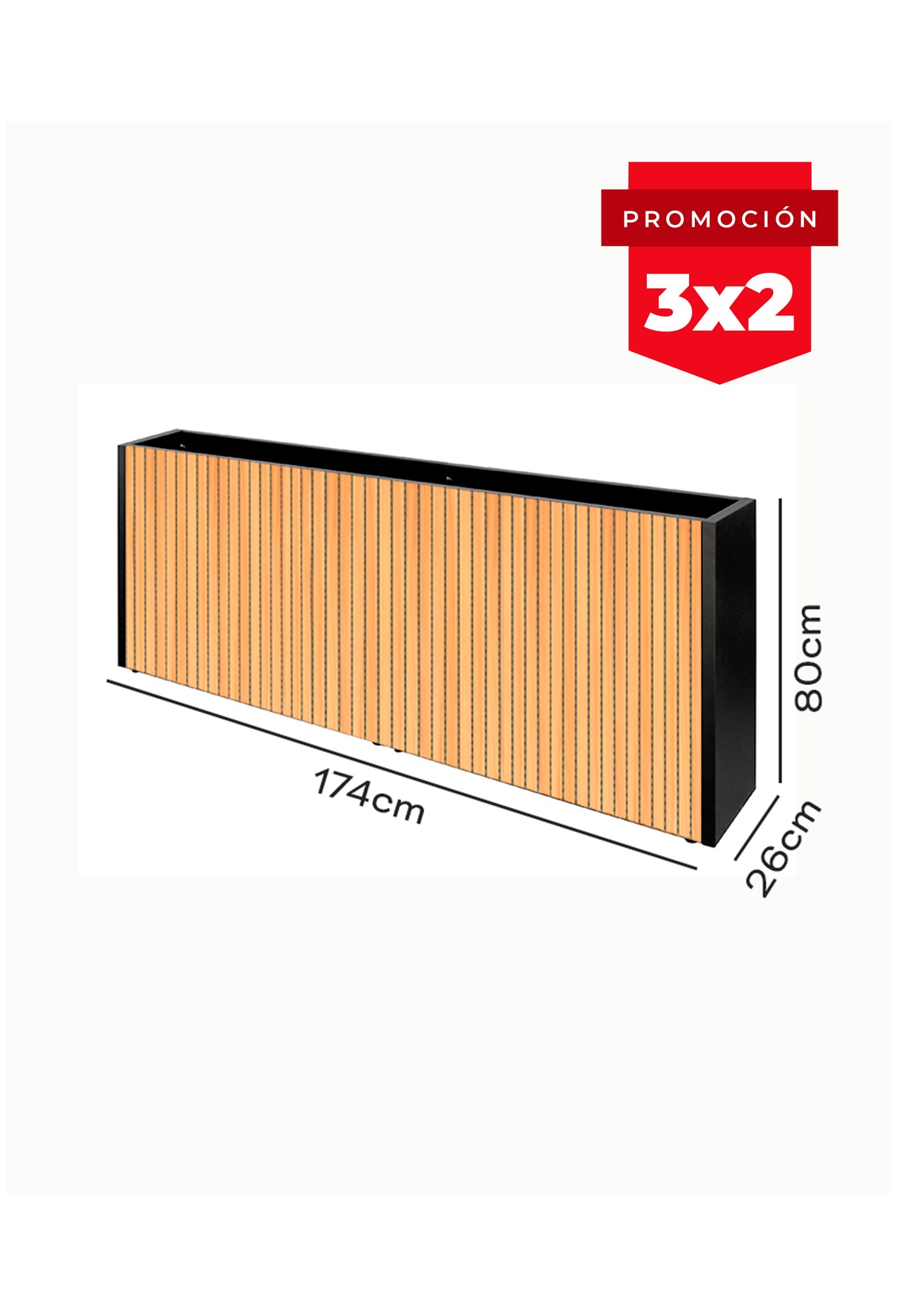 Jardinera Slim SteelRoot Edge  26-57 (Sale)