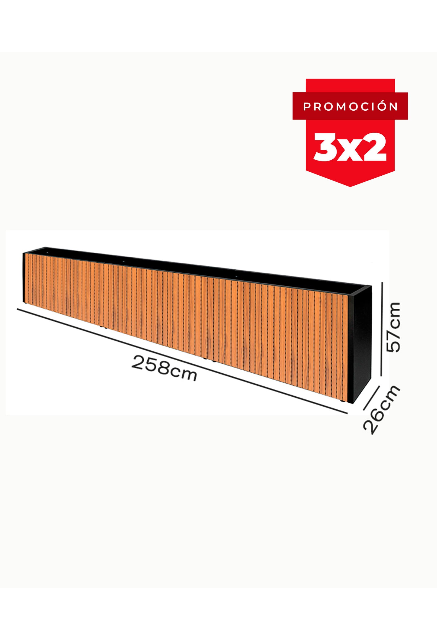 Jardinera Slim SteelRoot Edge  26-57 (Sale)