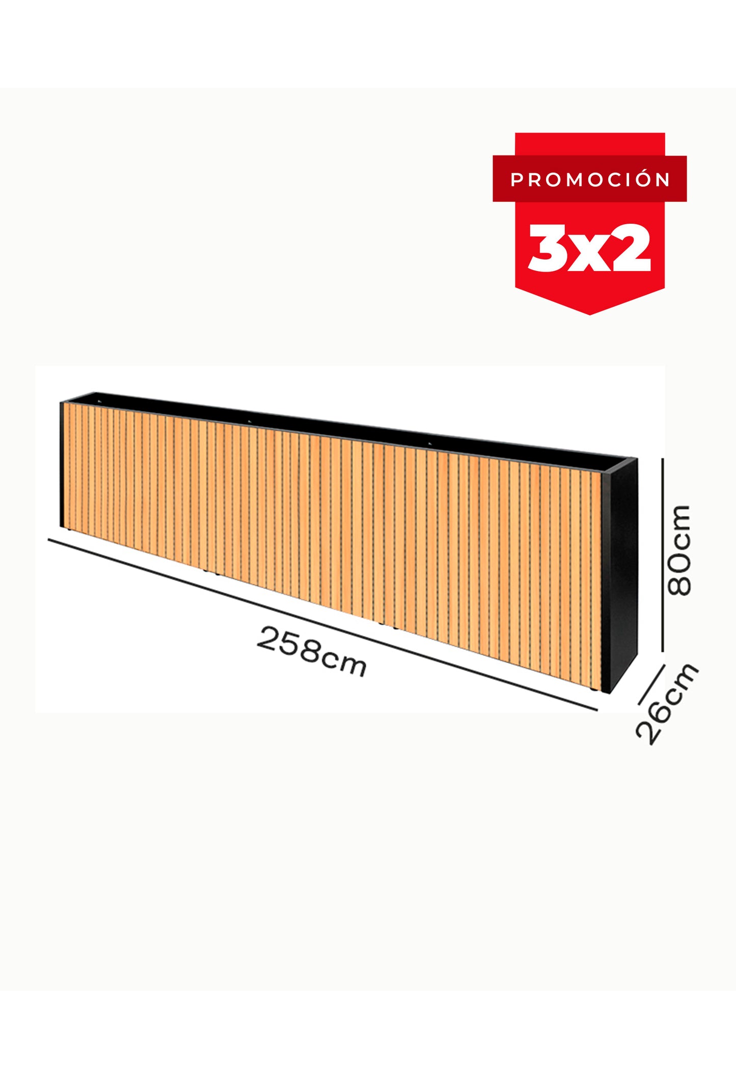Jardinera Slim SteelRoot Edge  26-57 (Sale)