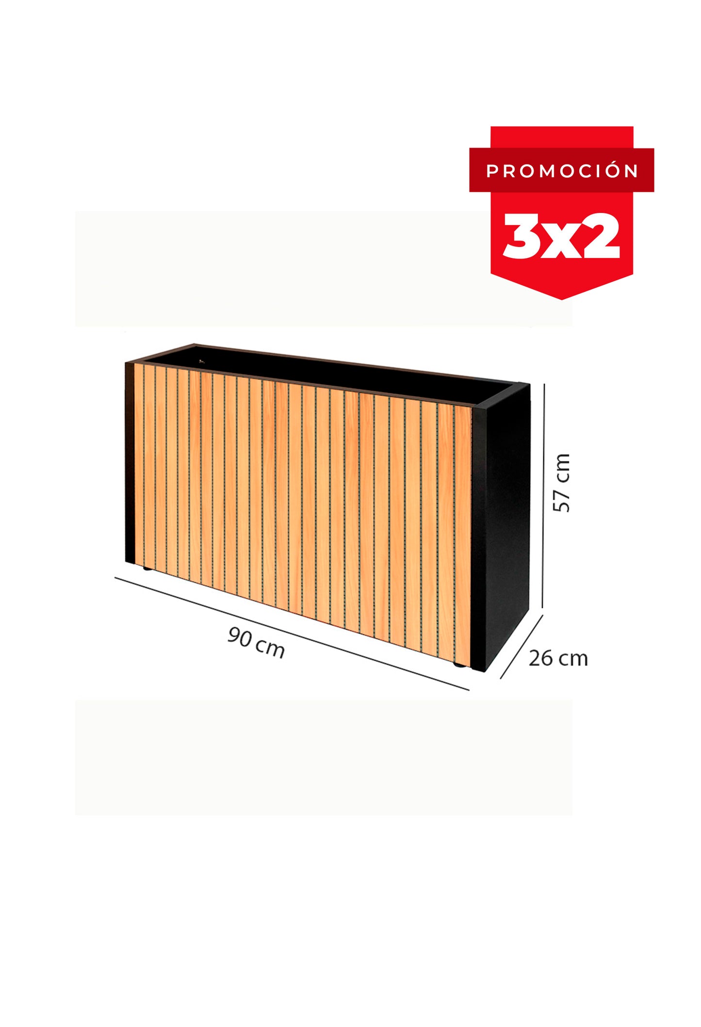Jardinera Slim SteelRoot Edge  26-57 (Sale)
