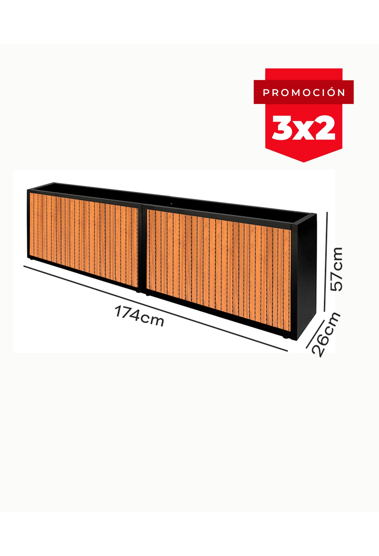 Jardinera Slim SteelRoot Full  26-57 (Sale)
