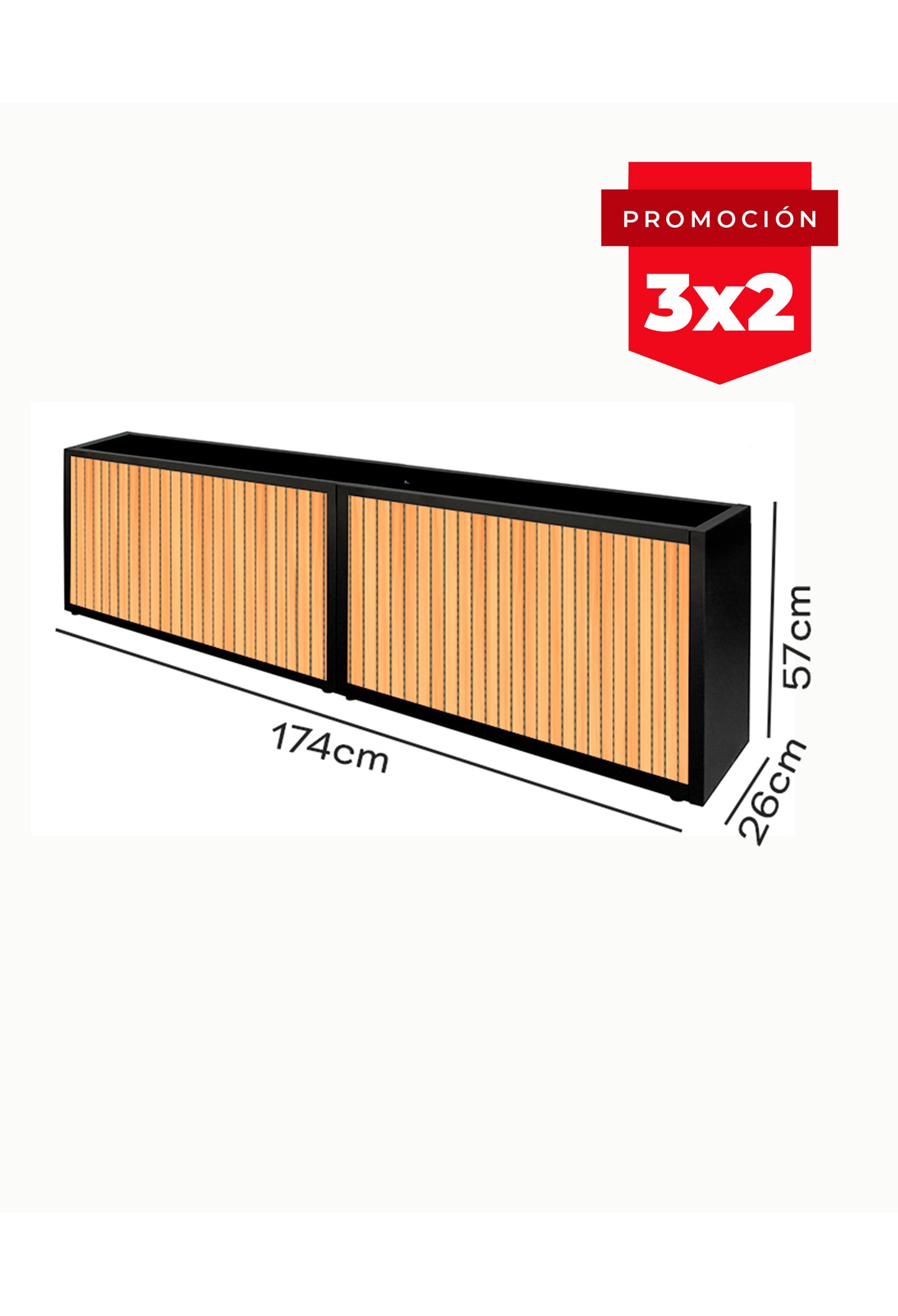 Jardinera Slim SteelRoot Full  26-57 (Sale)