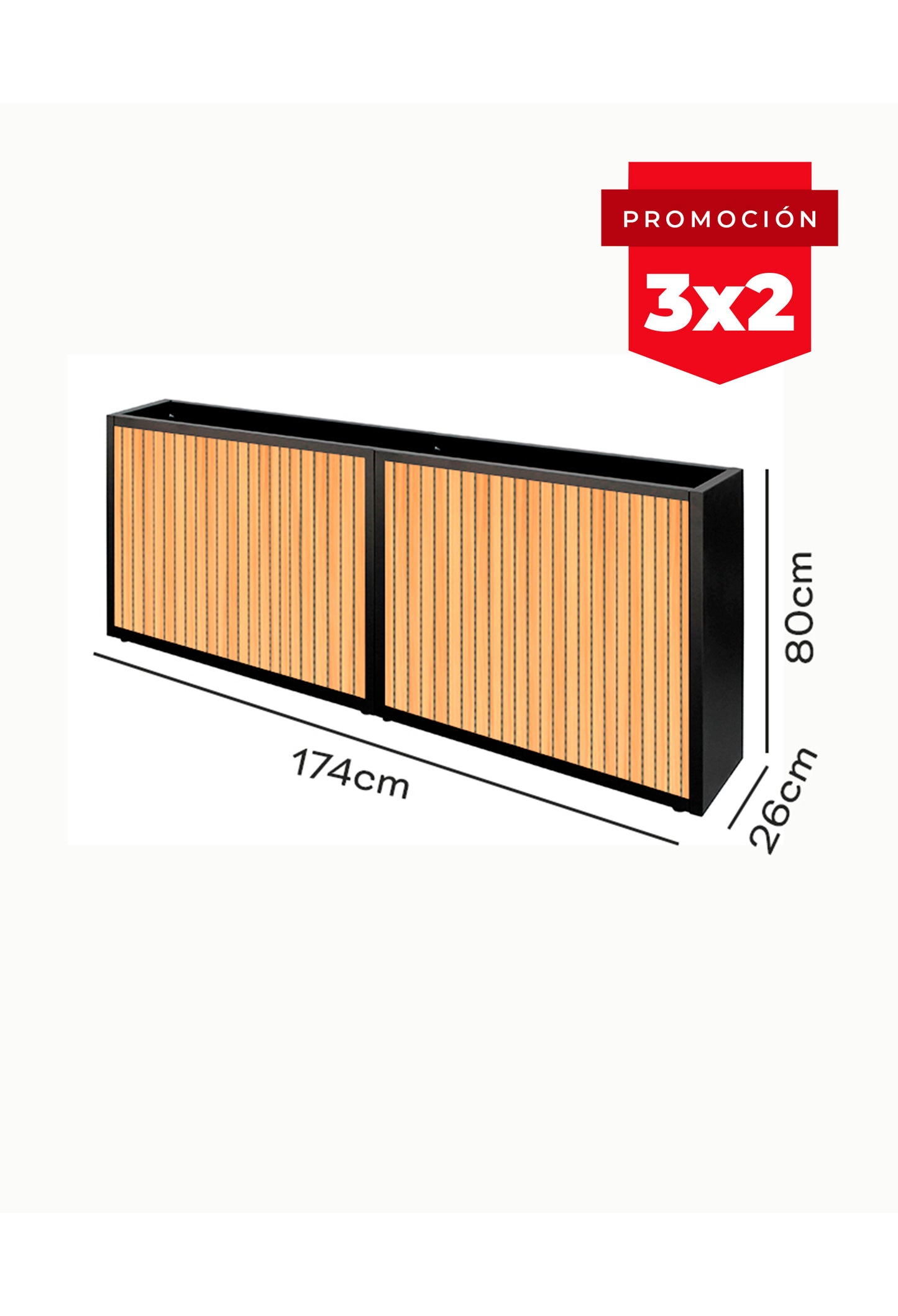 Jardinera Slim SteelRoot Full  26-57 (Sale)