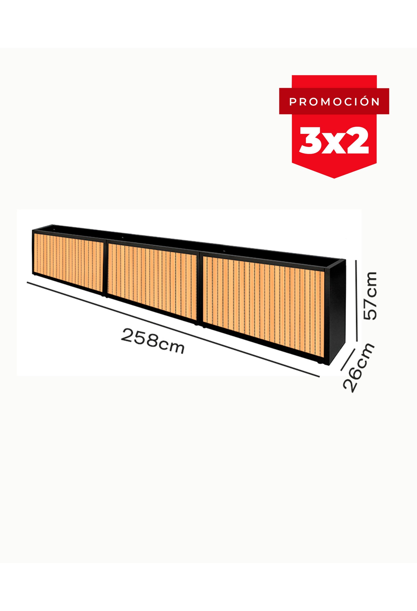 Jardinera Slim SteelRoot Full  26-57 (Sale)