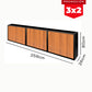 Jardinera Slim SteelRoot Full  26-57 (Sale)