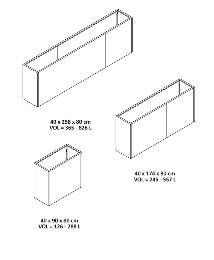 Jardinera MetalGrow 40-80 Edge
