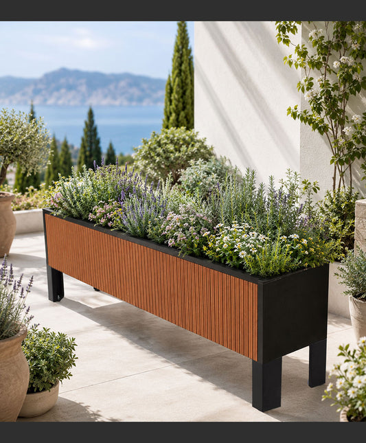 Jardinera Slim Legs Planter 26-57 - Wall Panel