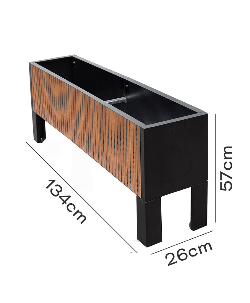 Jardinera Slim Legs Planter 26-57 - Wall Panel