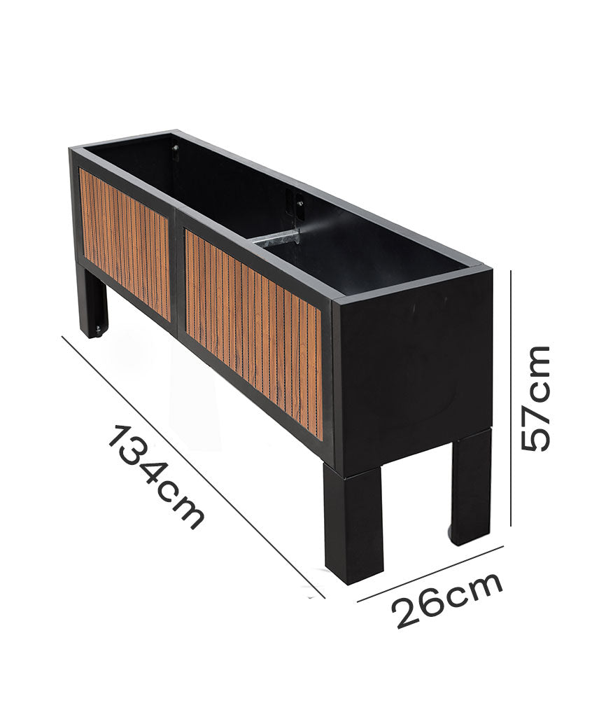 Jardinera Slim Legs Planter 26-57 - Wall Panel