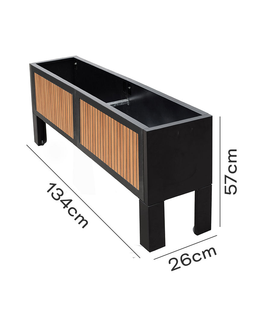 Jardinera Slim Legs Planter 26-57 - Wall Panel
