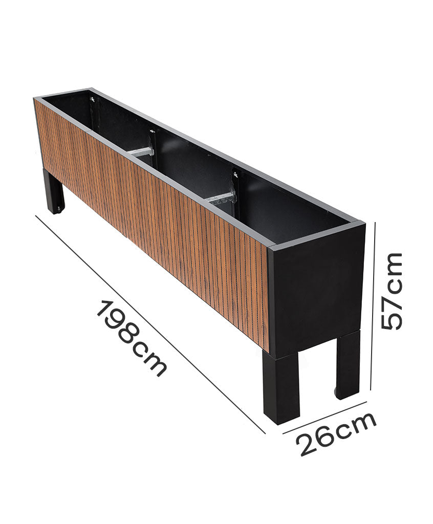 Jardinera Slim Legs Planter 26-57 - Wall Panel