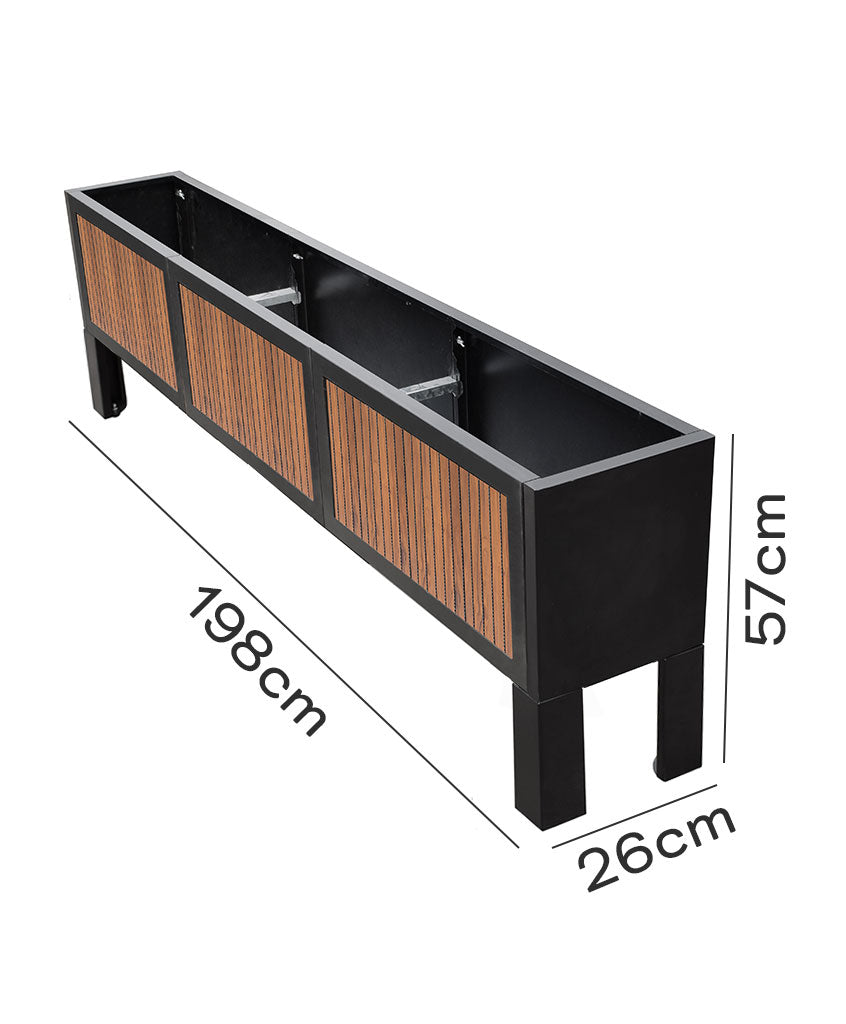 Jardinera Slim Legs Planter 26-57 - Wall Panel