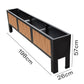 Jardinera Slim Legs Planter 26-57 - Wall Panel