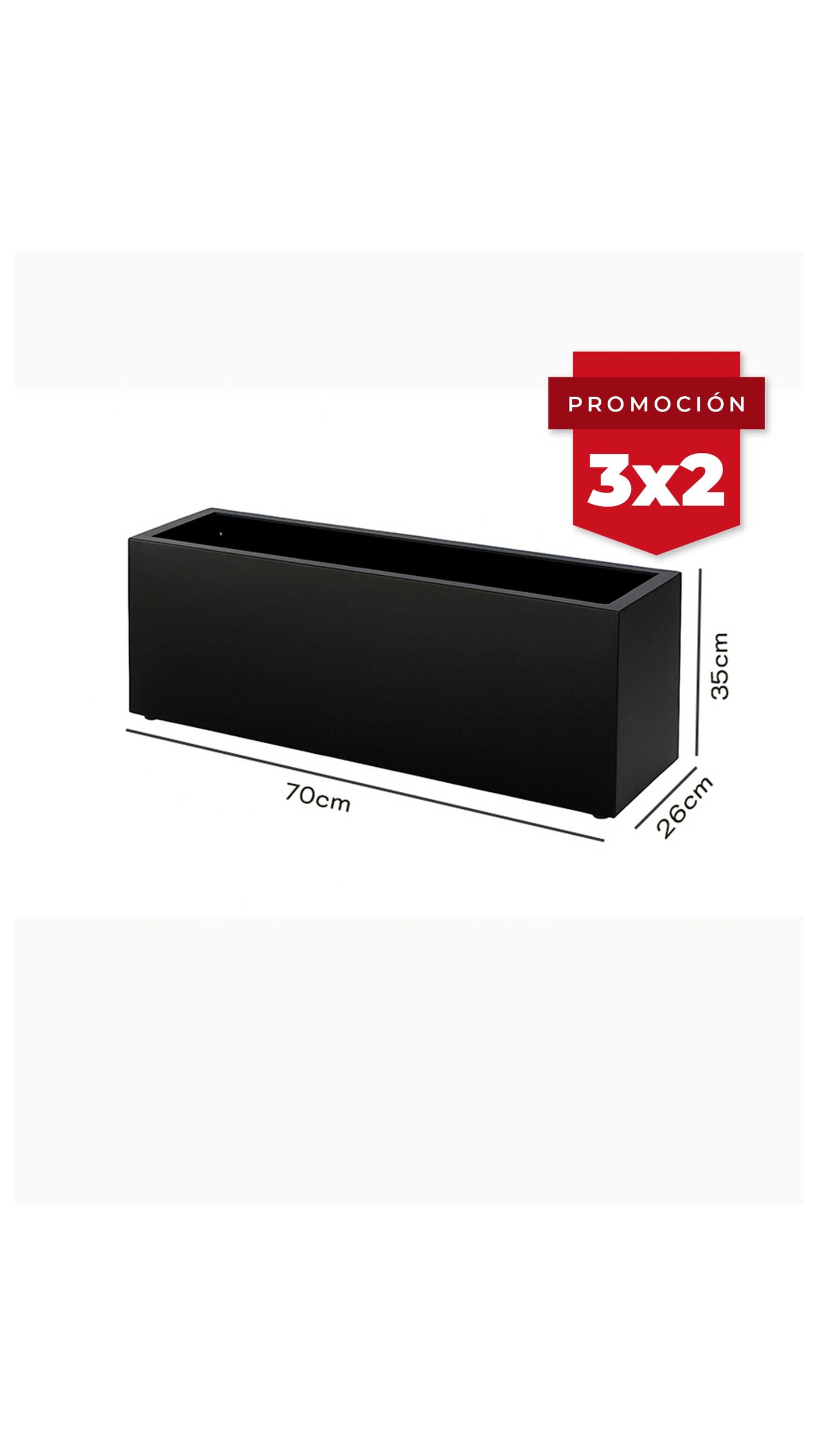Slim MetalPlanter 26-35 (Sale)
