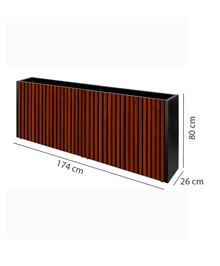 Jardinera Slim Metal Grow  26-80 Edge