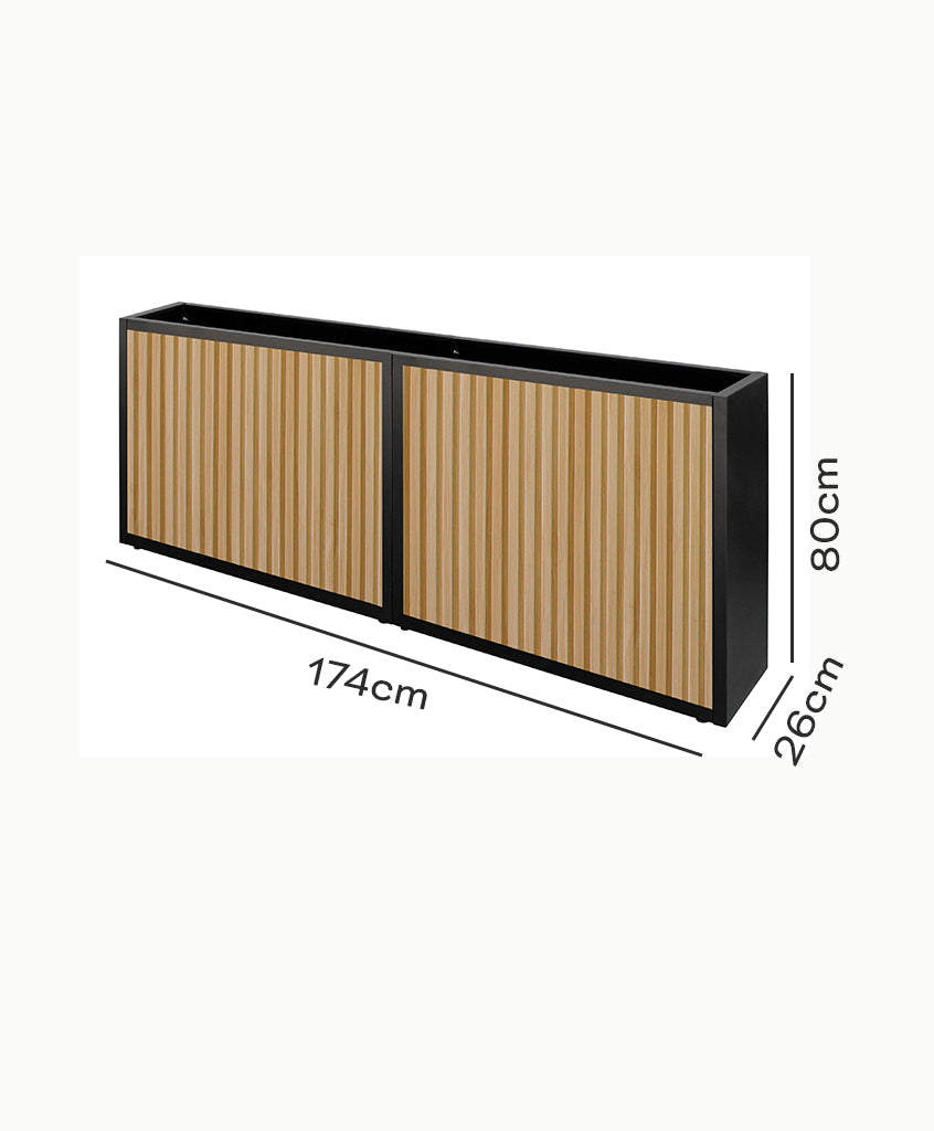 Jardinera Slim Metal Grow Full  26-80