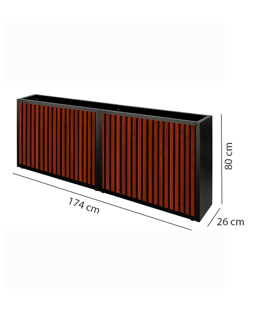 Jardinera Slim Metal Grow Full  26-80