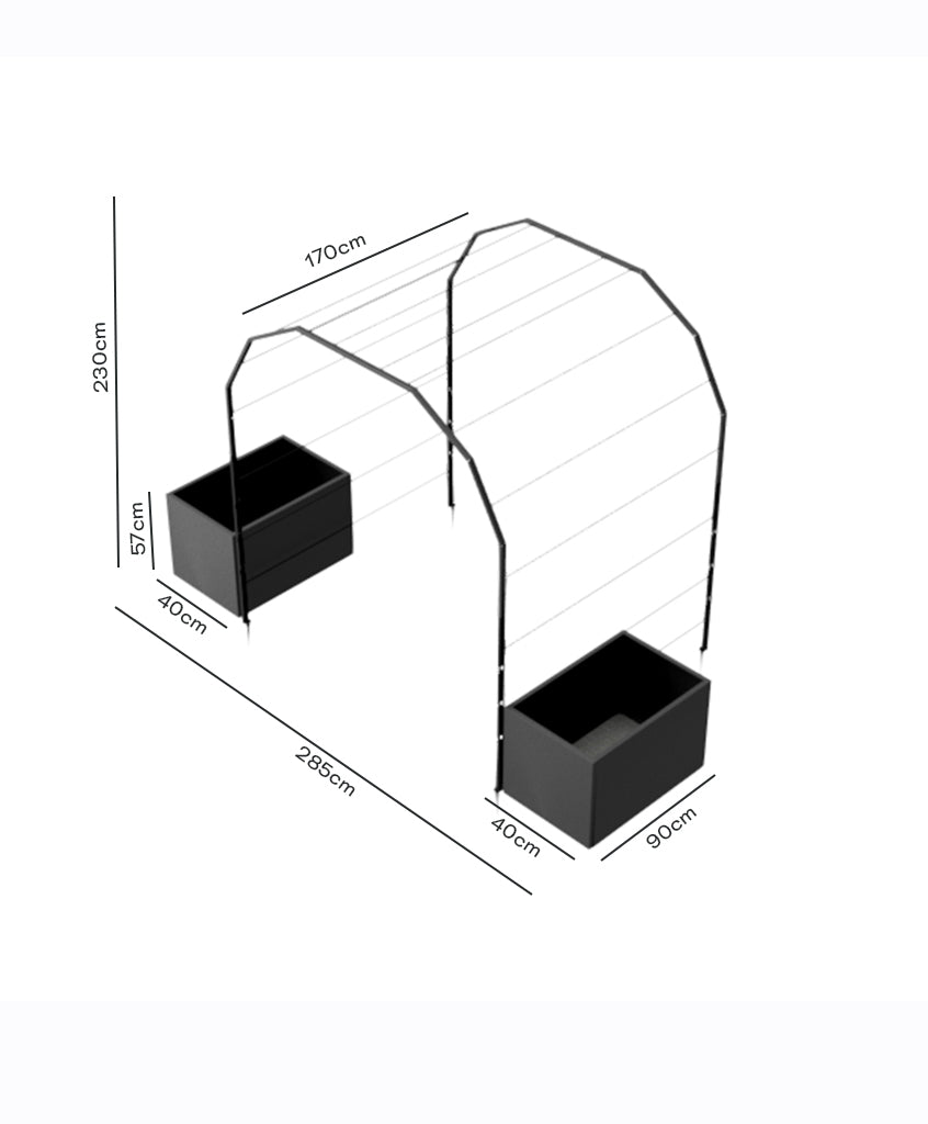 Pack Arco Vivo Garden + Jardinera