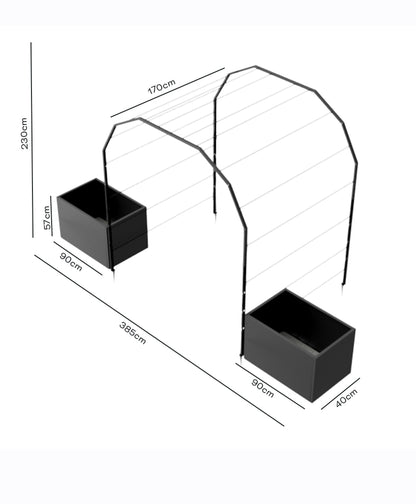 Pack Arco Vivo Garden + Jardinera