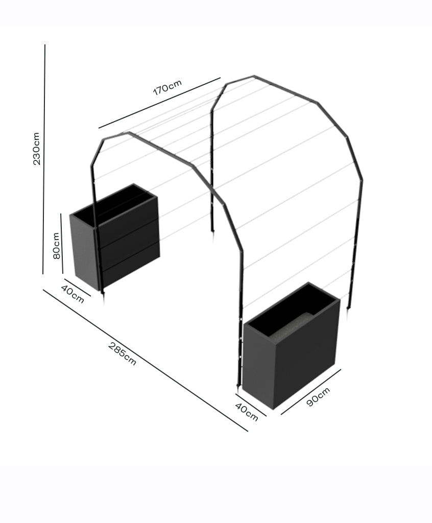 Pack Arco Vivo Garden + Jardinera